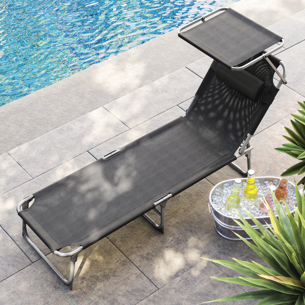 Dakota Fields Salerna 193Cm Long Single Sun Lounger & Reviews Wayfair